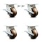 Service Caster 4 Inch Kingpinless High Temp Phenolic Wheel Caster Brakes 2 Swivel Locks, 4PK SCC-KP30S420-PHRHT-SLB-BSL-2-SLB-2 - alternate 1